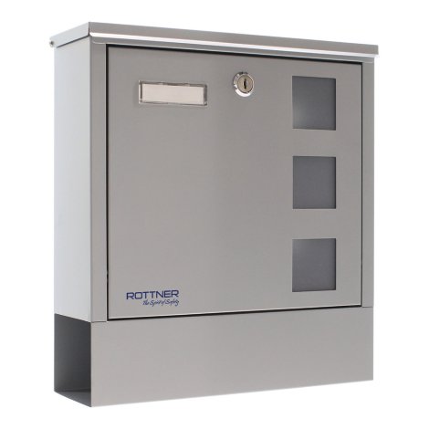 ROTTNER Briefkasten Lago Silver