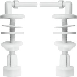 CORNAT WC - Sitz - Scharnier mit Befestigung für WC-Sitz LUNA