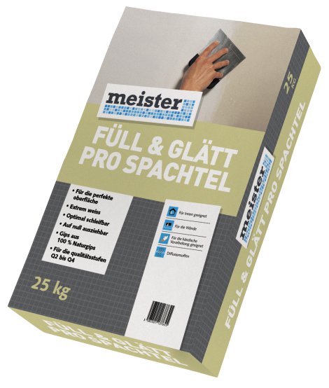 MEISTER Füll & Glätt Spachtel Pro 25 kg
