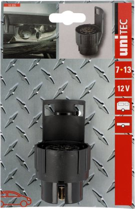 UNITEC Kurzadapter 12 V 7/13-polig