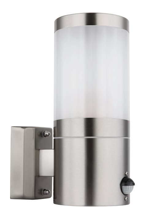 GLOBO Außenwandleuchte Xeloo Silber 60W 1x E27 10,2x24,5 cm (BxH)