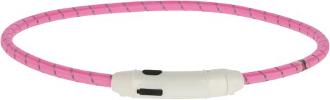 LED-Halsband Maxi Safe 65 cm, pink
