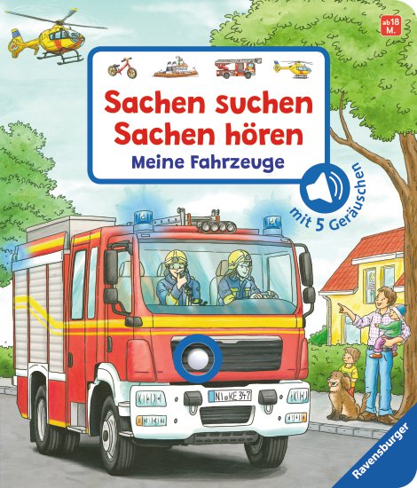 RAVENSBURGER Buch Sachen suchen Sachen hören Meine Fahrzeuge
