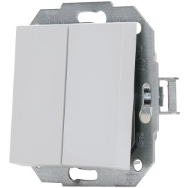 KOPP Unterputz Serienschalter Athenis Grau/Matt