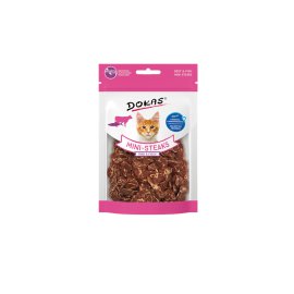 DOKAS Katzensnack Mini-Steaks Rind & Fisch 25 g