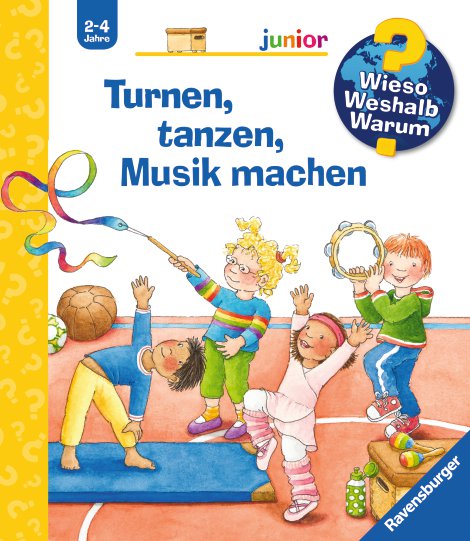 RAVENSBURGER Buch Turnen Tanzen Musik machen
