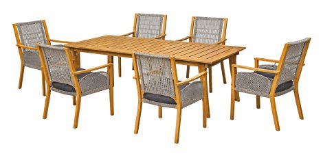 KENT LIVING Sitzgruppen-Set Mauritius 7-tlg.