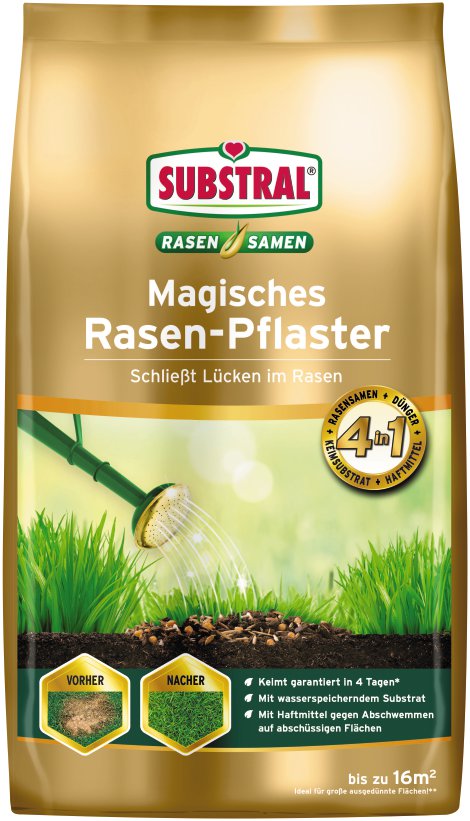 SUBSTRAL® Magisches Rasen-Pflaster 3,6 kg