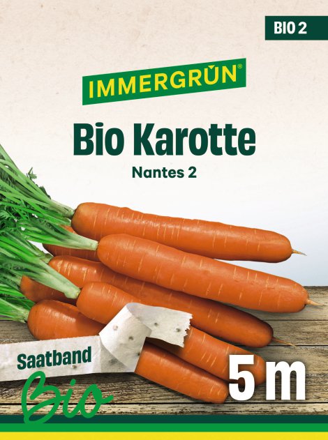 IMMERGRÜN Tütensamen BIO Karotte Nantes 2