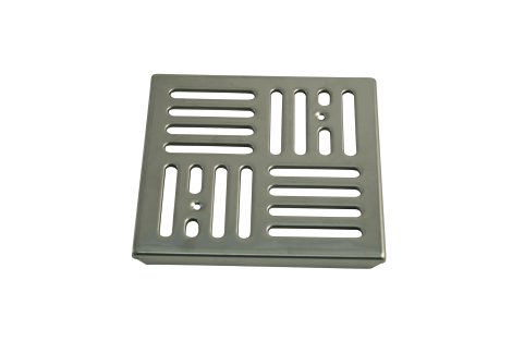 Edelstahlrost für Keller Ablauf 100x100 mm
