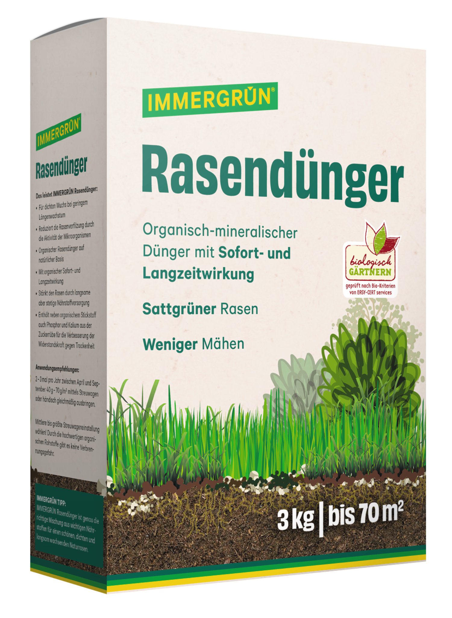 IMMERGRÜN Rasendünger 3 kg