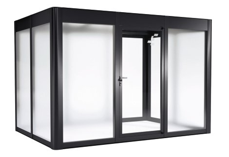 SUNELEMENTS Gewächshaus Sungarden Deluxe 3.2 Anthrazit Metallic 5 mm