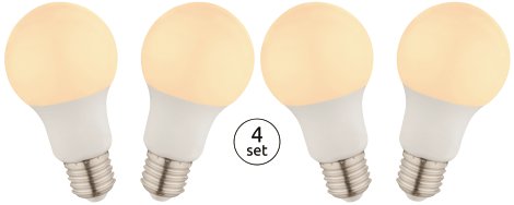 IMPOS LED-Filament-Birne klar E27 4-tlg.
