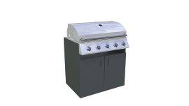 Grillelement mit Griller Anthrazit