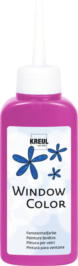 KREUL Fenstermalfarbe Pink 80 ml