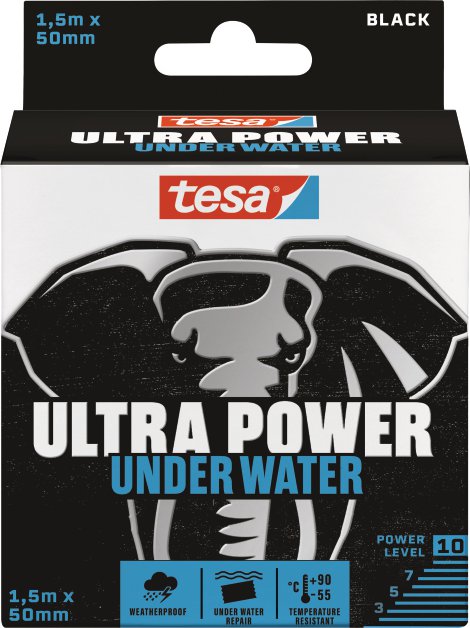 TESA Reparaturband Ultra Power Universal Wasserdicht 1,5 m x 50 mm