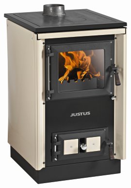 ORANIER Festbrennstoffherd Rustico 50 2.0 (7 kW), creme