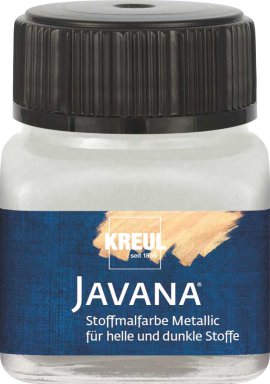 KREUL Stoffmalfarbe Metallic Silber 20 ml