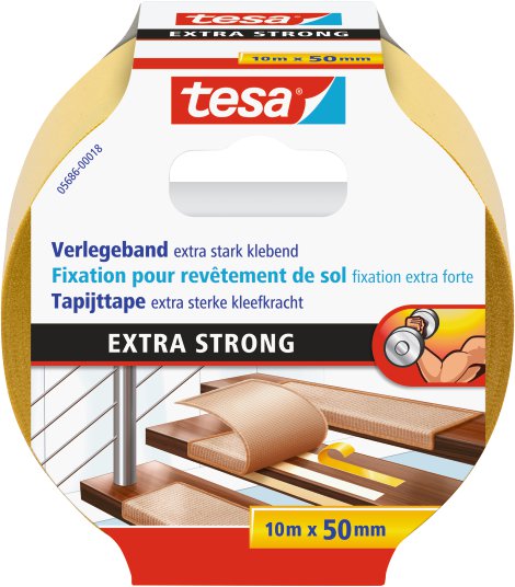 TESA Verlegeband Extra stark 10 m x 50 mm