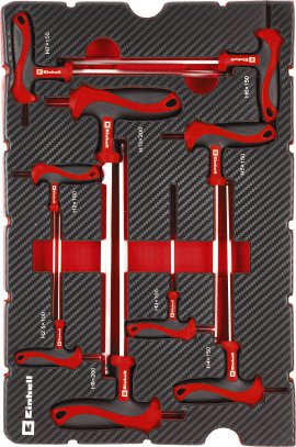 EINHELL Einleger E-Case T-Griff Schraubendreher 9-tlg.