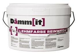 DÄMMIT Lehmfarbe Reinweiß 10 l