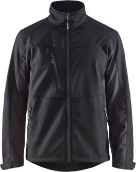 BLÅKLÄDER Softshell Jacke schwarz/dunkelgrau