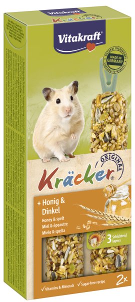 VITAKRAFT Honig Kräcker Hamster 2er-Pack