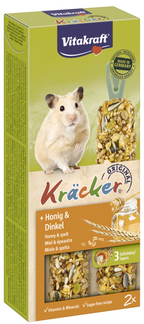 VITAKRAFT Kräcker Hamster Honig+Dinkel