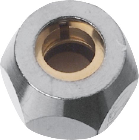 CORNAT Überwurfmutter Quetschdichtung Chrom 1/2" IG Ø 10 mm
