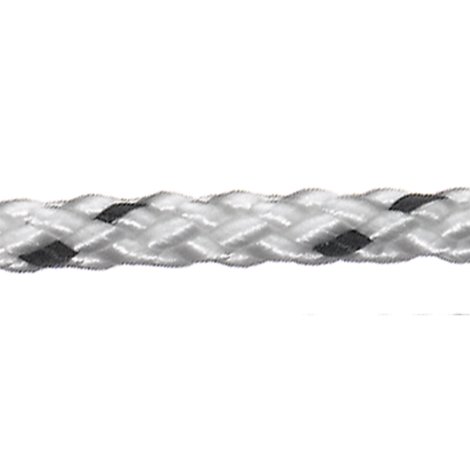 Polyamidseil geflochten Weiß 4 mm
