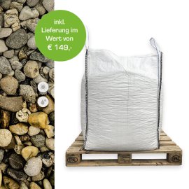 CASAFINO Flusskiesel Bunt 32-50 mm 1000 kg BigBag