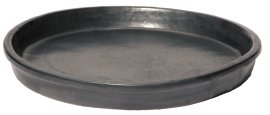 Untersetzer rund Graphit 33 cm