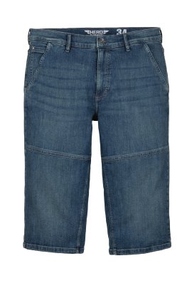 Herren Caprijeans Renton Used Blau 40