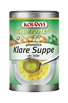 KOTÁNYI Klare Suppe pflanzlich 1093 g/Pappdose