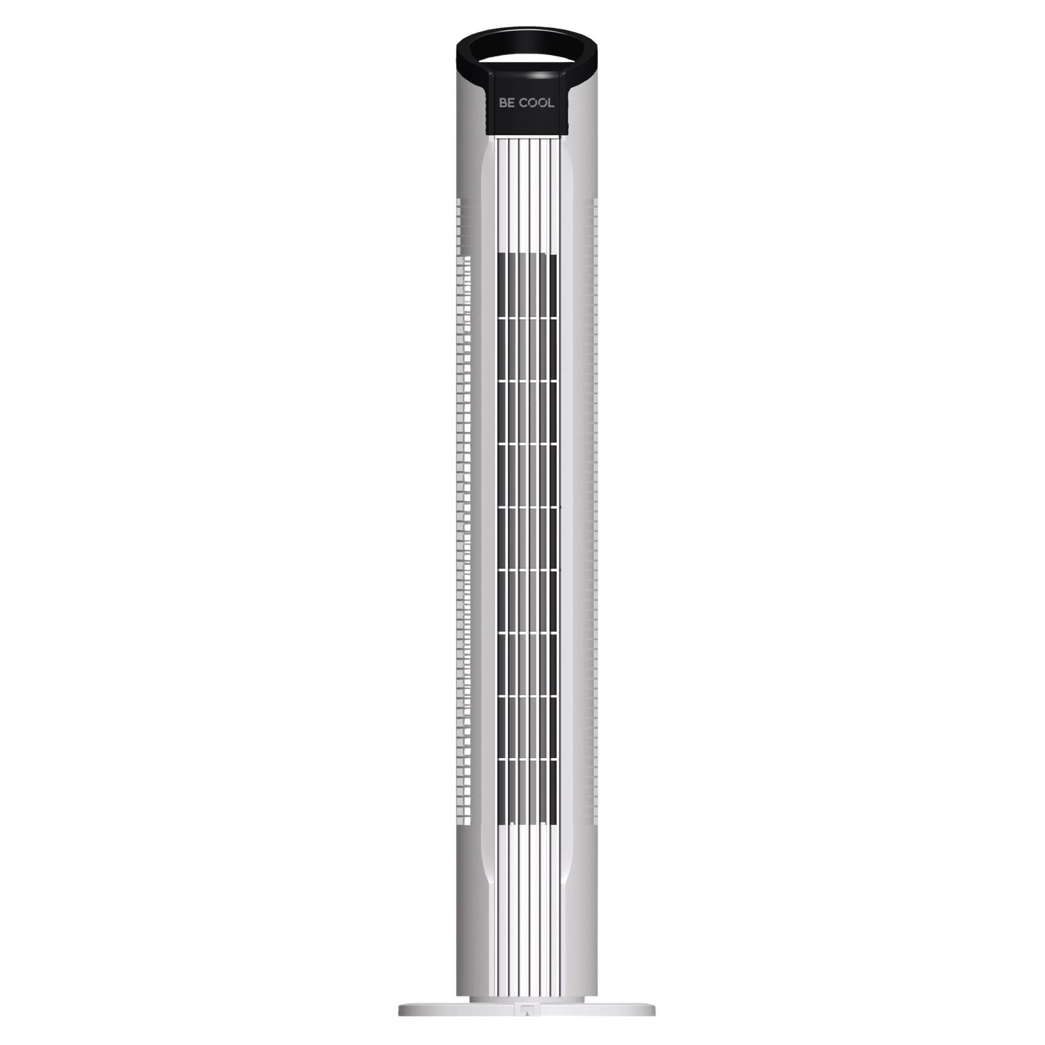 BE COOL Turmventilator mit Oszillation Weiß 78 cm