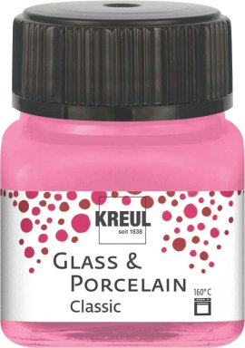 KREUL Malfarbe Glass & Porcelain Classic Rosa 20 ml