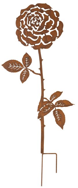 Gartenstecker Rose Mini 102x34 cm