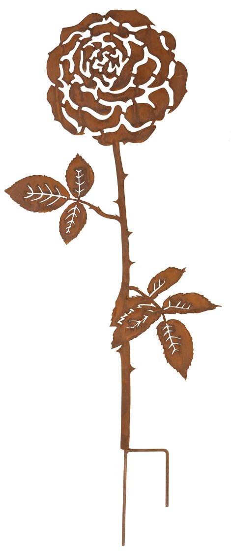 Gartenstecker Rose Mini 102x34 cm
