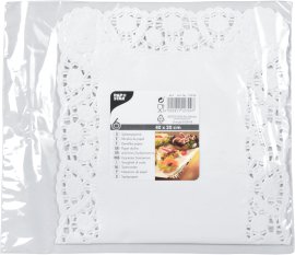 Spitzenpapier 40x20 cm weiß