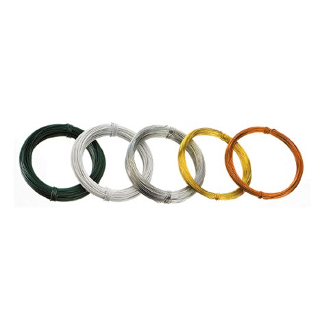 Einfachdraht kunststoffummantelt Grün 1,2 mm 26 m