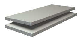 SCHULTE REGALWELT Fachboden PowerMax Weiß, 2 Stk.