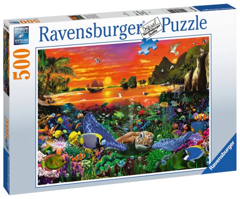 RAVENSBURGER Puzzle Schildkröte im Riff