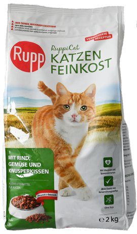 RUPPI-CAT Katzennahrung Rind+Lamm 2 kg