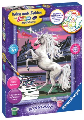 RAVENSBURGER Malen nach Zahlen Magisches Einhorn