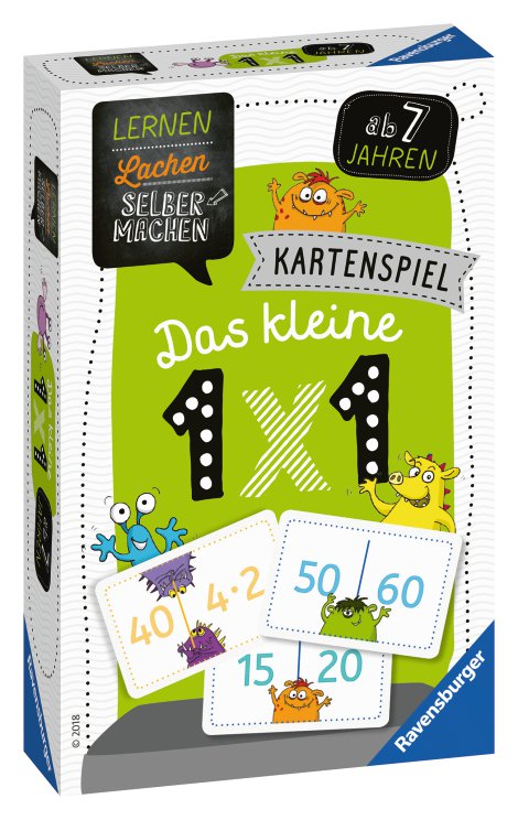 RAVENSBURGER Kartenspiel Das kleine 1x1