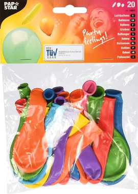 Luftballons färbig 20 Stück