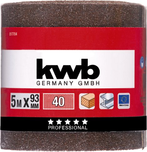 KWB Schleifrolle Korund K40 93 mm 5 m