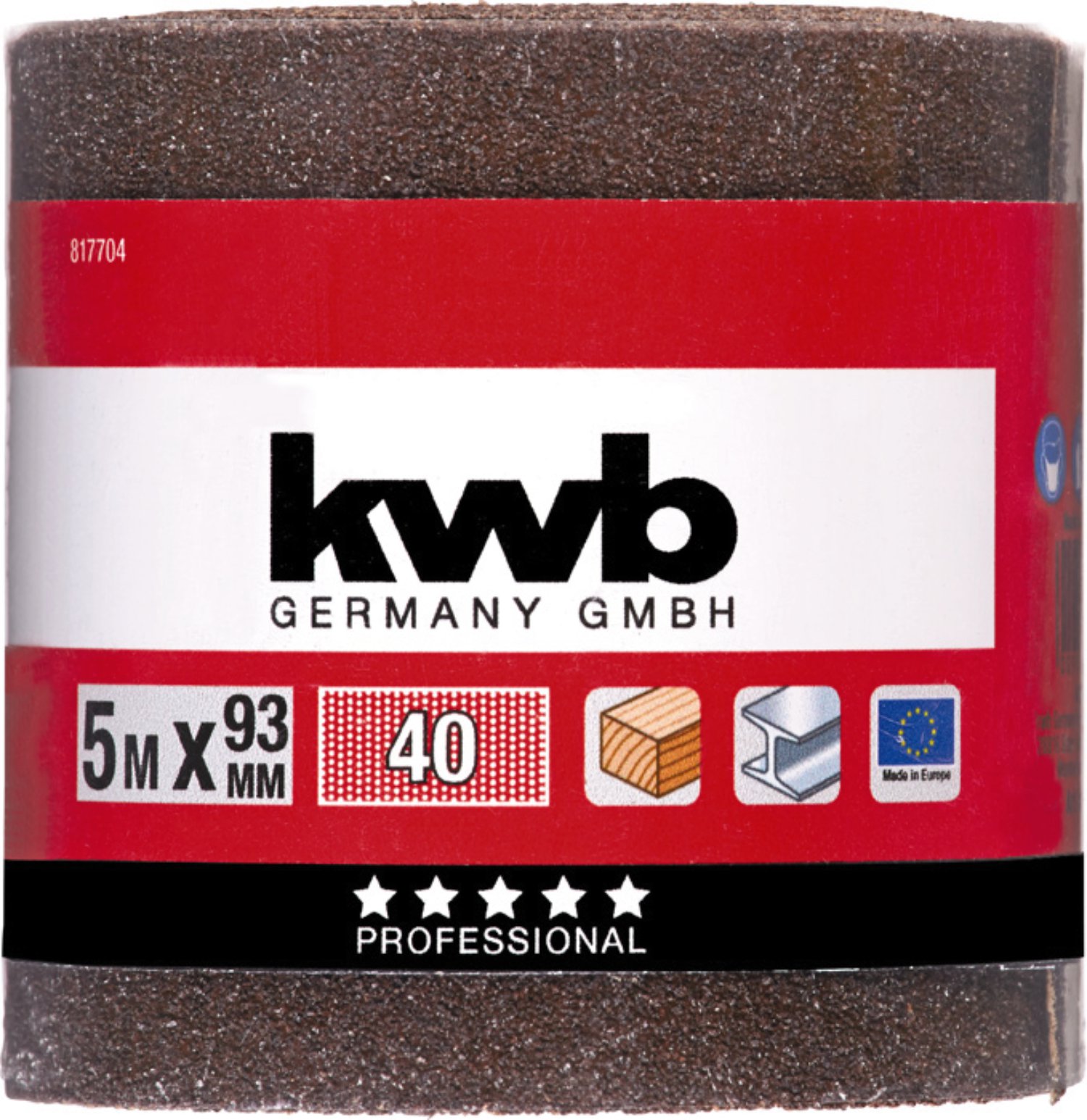 KWB Schleifrolle Korund K40, 93 mm 5 m