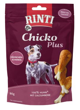 RINTI Hundesnack Chicko Plus Hänchenschenkel 80 g