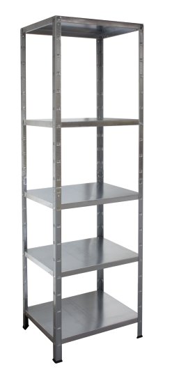 SCHULTE REGALWELT Steckgrundregal 5 Böden verzinkt 200x80x50 cm